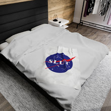 Load image into Gallery viewer, Space Slut Velveteen Plush Blanket