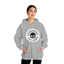 Load image into Gallery viewer, CERTIFIED 100% GOTH Unisex Heavy Blend™ Hooded Sweatshirt - White Variant