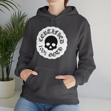 Load image into Gallery viewer, CERTIFIED 100% GOTH Unisex Heavy Blend™ Hooded Sweatshirt - White Variant