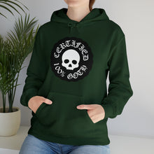 Load image into Gallery viewer, CERTIFIED 100% GOTH Unisex Heavy Blend™ Hooded Sweatshirt - Black