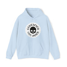 Load image into Gallery viewer, CERTIFIED 100% GOTH Unisex Heavy Blend™ Hooded Sweatshirt - White Variant