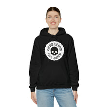 Load image into Gallery viewer, CERTIFIED 100% GOTH Unisex Heavy Blend™ Hooded Sweatshirt - White Variant