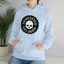 Load image into Gallery viewer, CERTIFIED 100% GOTH Unisex Heavy Blend™ Hooded Sweatshirt - Black