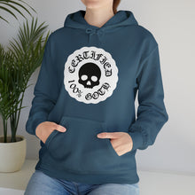 Load image into Gallery viewer, CERTIFIED 100% GOTH Unisex Heavy Blend™ Hooded Sweatshirt - White Variant