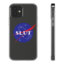 Load image into Gallery viewer, Space Slut Clear Phone Cases