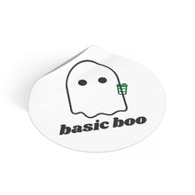 Load image into Gallery viewer, Basic Boo Round Vinyl Stickers - Frost