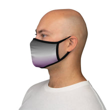 Load image into Gallery viewer, Asexual Pride Gradient Flag Fitted Polyester Face Mask