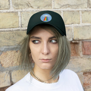 UFO Rainbow Beam Unisex Twill Hat