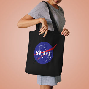 Space Slut Cotton Tote Bag