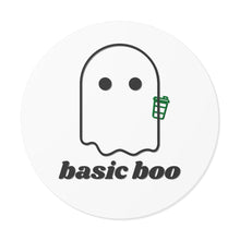 Load image into Gallery viewer, Basic Boo Round Vinyl Stickers - Frost