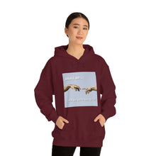 Load image into Gallery viewer, &quot;What if We Recreated the Creation of Adam by Leonardo Da Vinci...and We Were Both Girls?&quot; Unisex Heavy Blend™ Hooded Sweatshirt