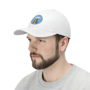 UFO Rainbow Beam Unisex Twill Hat