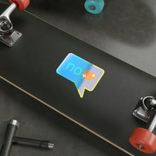 Load image into Gallery viewer, &quot;No &lt;3&quot; Holographic Die-cut Stickers