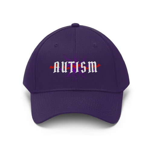 AUTISM Lightning Bolt Unisex Twill Dad Cap