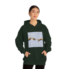 Load image into Gallery viewer, &quot;What if We Recreated the Creation of Adam by Leonardo Da Vinci...and We Were Both Boys?&quot; Unisex Heavy Blend™ Hooded Sweatshirt