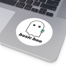 Load image into Gallery viewer, Basic Boo Round Vinyl Stickers - Frost