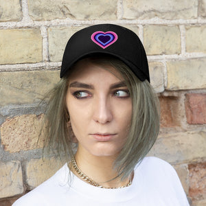 Omnisexual Pride Heart Unisex Twill Hat