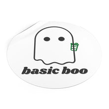 Load image into Gallery viewer, Basic Boo Round Vinyl Stickers - Frost