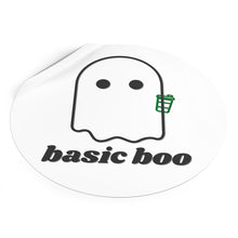 Load image into Gallery viewer, Basic Boo Round Vinyl Stickers - Frost