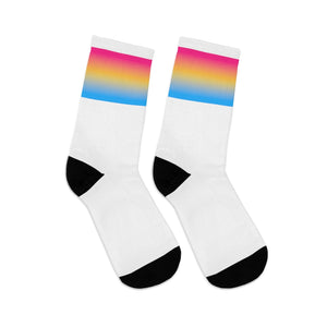 Pansexual Pride Flag Gradient DTG Socks