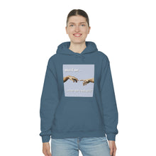 Load image into Gallery viewer, &quot;What if We Recreated the Creation of Adam by Leonardo Da Vinci...and We Were Both Girls?&quot; Unisex Heavy Blend™ Hooded Sweatshirt