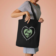 Load image into Gallery viewer, Kindness is Radical Cotton Tote Bag