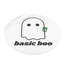 Load image into Gallery viewer, Basic Boo Round Vinyl Stickers - Frost