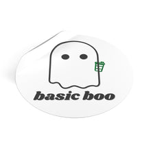 Load image into Gallery viewer, Basic Boo Round Vinyl Stickers - Frost